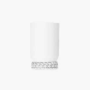 Vaso porcelana e base prata 19 Babylone