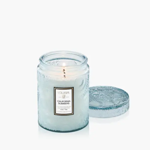 Mini Vela Pote Vidro 50h California Summers