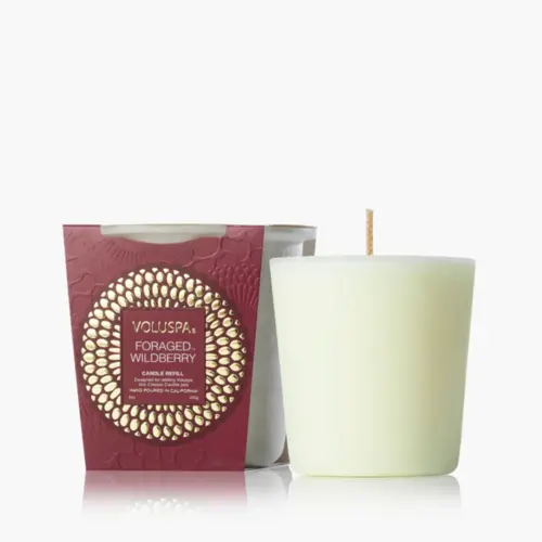 Refil Vela Copo Classico 60h Foraged Wildberry