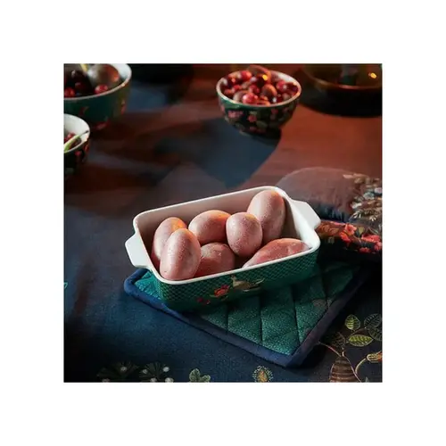 TRAVESSA P/ FORNO DOVE VERDE WINTER WONDERLAND