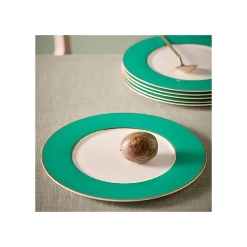 JOGO 2 PRATOS DE JANTAR VERDE PIP CHIQUE