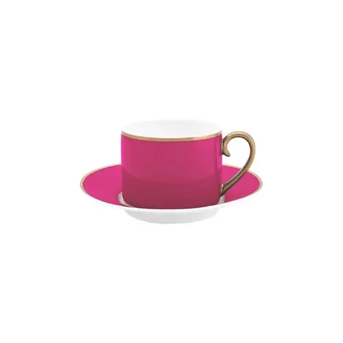 JOGO 2 XICARAS DE CHA ROSA PIP CHIQUE