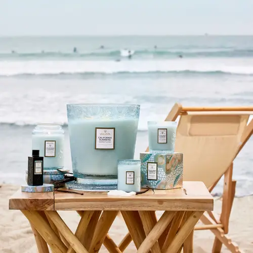 Vela Pote Vidro +250h 5 Pavios California Summers