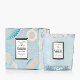 Vela Copo Vidro Classico 60h California Summers