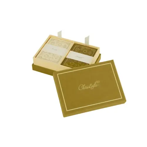 CONJUNTO 2 JOGOS DE CARTAS CHRISTOFLE