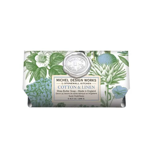 SABONETE EM BARRA 260G COTTON & LINEN