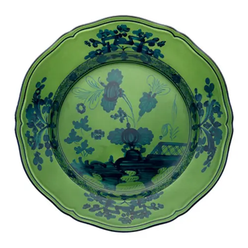 PRATO SOBREMESA MALACHITE ORIENTE ITALIANO