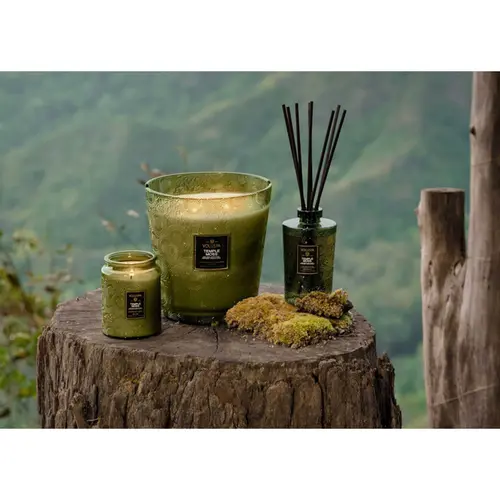 VELA POTE VIDRO 5 PAVIOS TEMPLE MOSS