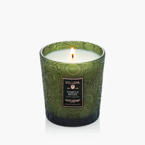 VELA COPO VIDRO CLASSICO 60H TEMPLE MOSS