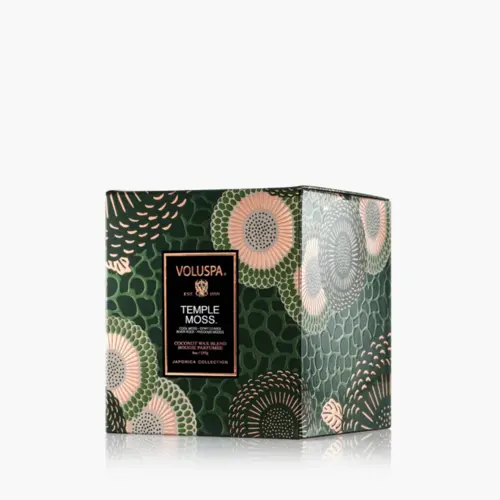 VELA COPO VIDRO CLASSICO 60H TEMPLE MOSS