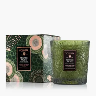VELA COPO VIDRO CLASSICO 60H TEMPLE MOSS