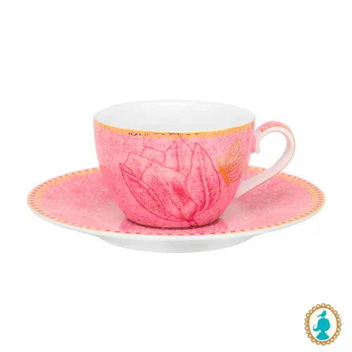 2 XÍCARAS DE CAFÉ ROSA SPRING TO LIFE