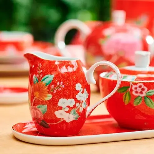 Jarrinha Blushing Birds Vermelho Pip Studio