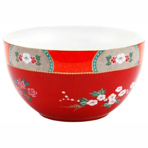 Tigela 18cm Blushing Birds Vermelho Pip Studio