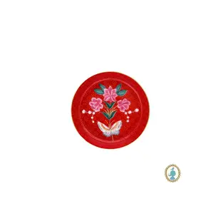 Kit 2 Mini Pratos Blushing Birds Vermelho Pip Studio