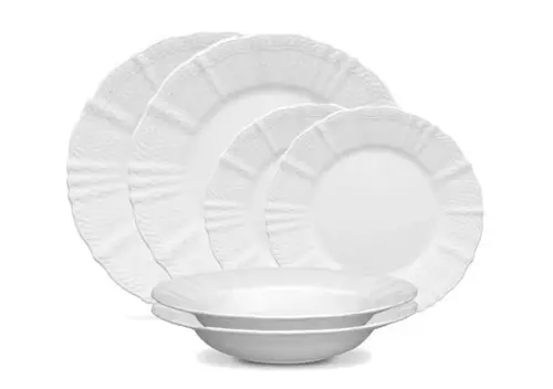 1655 JOGO DE JANTAR 18 PCS CP CHER BLANC