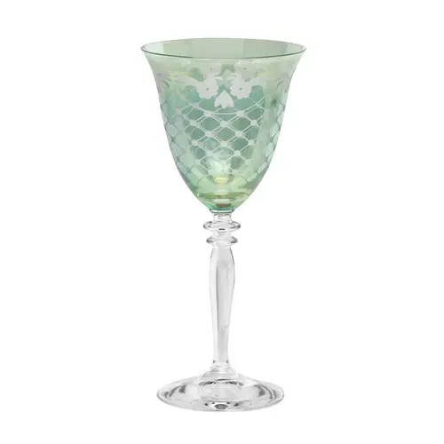 TACA VINHO VERDE C/ BORDADO BRANCO 190G