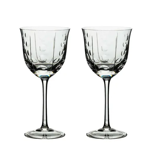 Conjunto de 02 Taças de Cristal para Vinho Tinto - 370 ml - Bruxelas