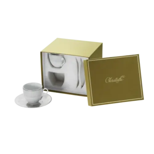 2 XÍCARAS CAFÉ MALMAISON IMPERIAL PRATA