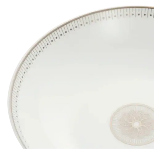 CONJUNTO 2 PRATOS SOPA MALMAISON IMPERIAL PRATA