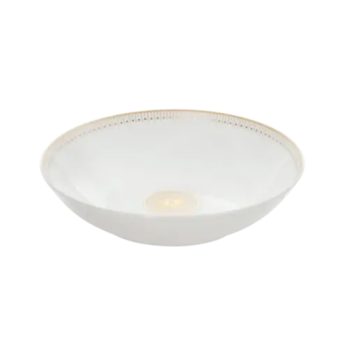 CONJUNTO 2 PRATOS SOPA MALMAISON IMPERIAL OURO