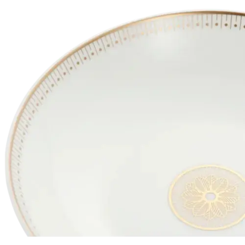 CONJUNTO 2 PRATOS SOPA MALMAISON IMPERIAL OURO