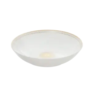 CONJUNTO 2 PRATOS SOPA MALMAISON IMPERIAL OURO