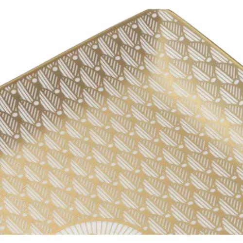 PRATO RETANGULAR 17X15 MALMAISON IMPERIAL OURO
