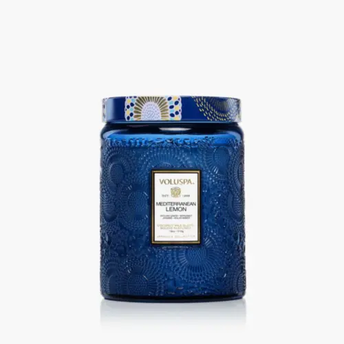 VELA POTE VIDRO G MEDITERRANEAN LEMON