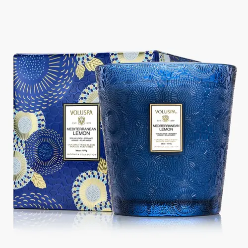 VELA PEDESTAL 3 PAVIOS MEDITERRANEAN LEMON