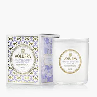 VELA COPO CLÁSSICO MOUNTAIN LAVENDER E CHAMOMILE VOLUSPA