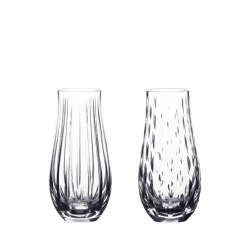 Kit 2 Vasos de Cristal 13cm Sortido