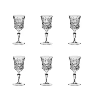 Jogo de 6 Taças em Cristal Strauss Licor Londres CRIOXF04