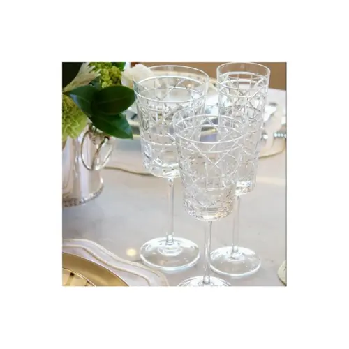 Jogo de 6 Taças de Cristal Vinho Tinto Casa de Bragança