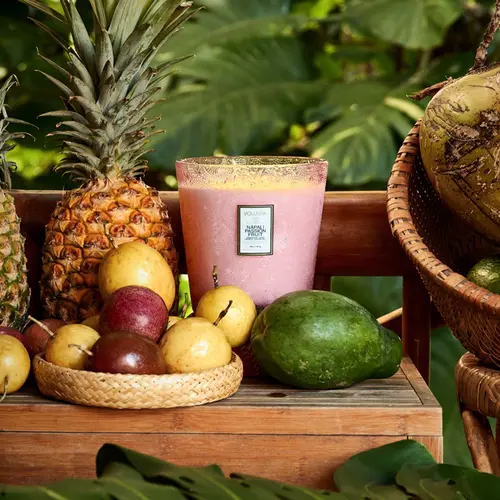 Vela Vaso Pedestal Napali Passion Fruit