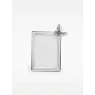Porta-Retrato em Prata Borboleta Tamanho M