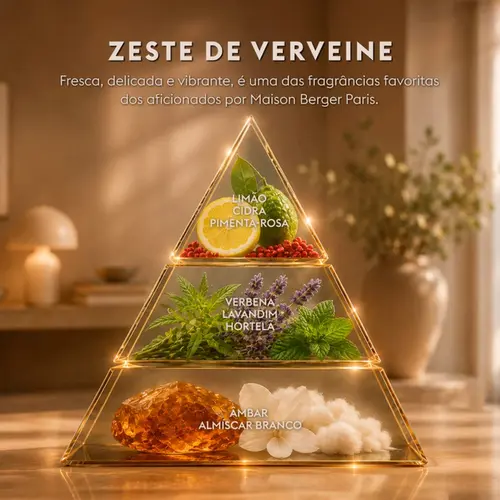 Refil Zeste de Verveine Lampe Berger 250ml